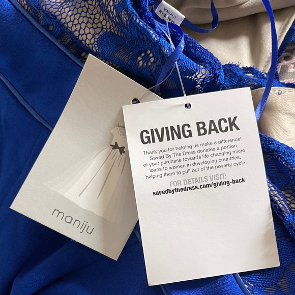 long formal royal blue dress - Picture 5 of 5